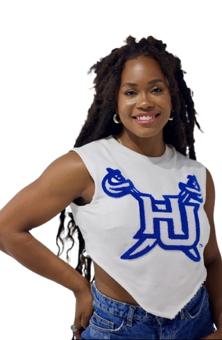 HAMPTON UNIVERSITY CROP TOP