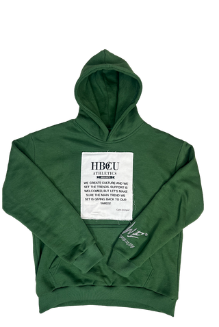 HBCU ATHLETE GREEN HOODIE