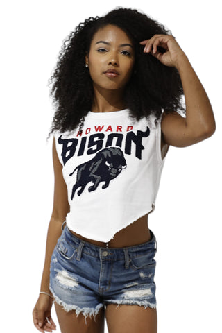 HOWARD UNIVERSITY CROP TOP