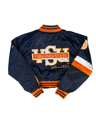 VIRGINIA STATE UNIVERSITY CROP BOMBER JACKET