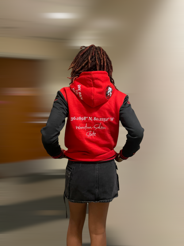 WINSTON-SALEM STATE UNIVERSITY COORDINATES HOODIE