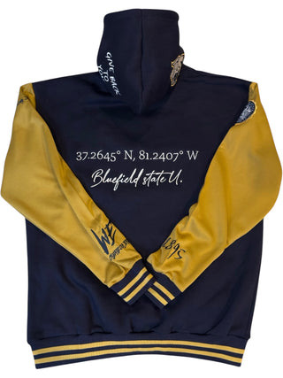 BLUEFIELD STATE UNIVERSITY COORDINATES HOODIE