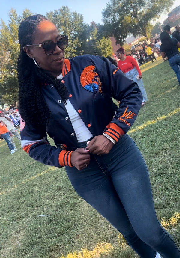 VIRGINIA STATE UNIVERSITY CROP BOMBER JACKET